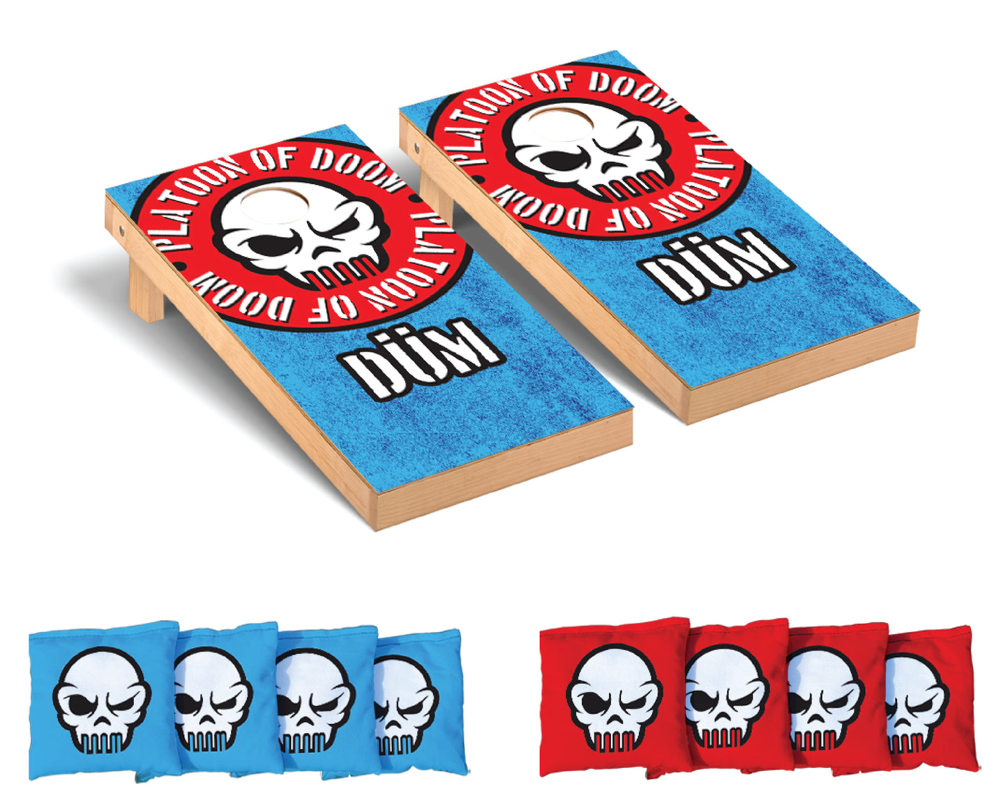 Skull Logo - Full Size Cornhole Board (DROP SHIP ONLY)