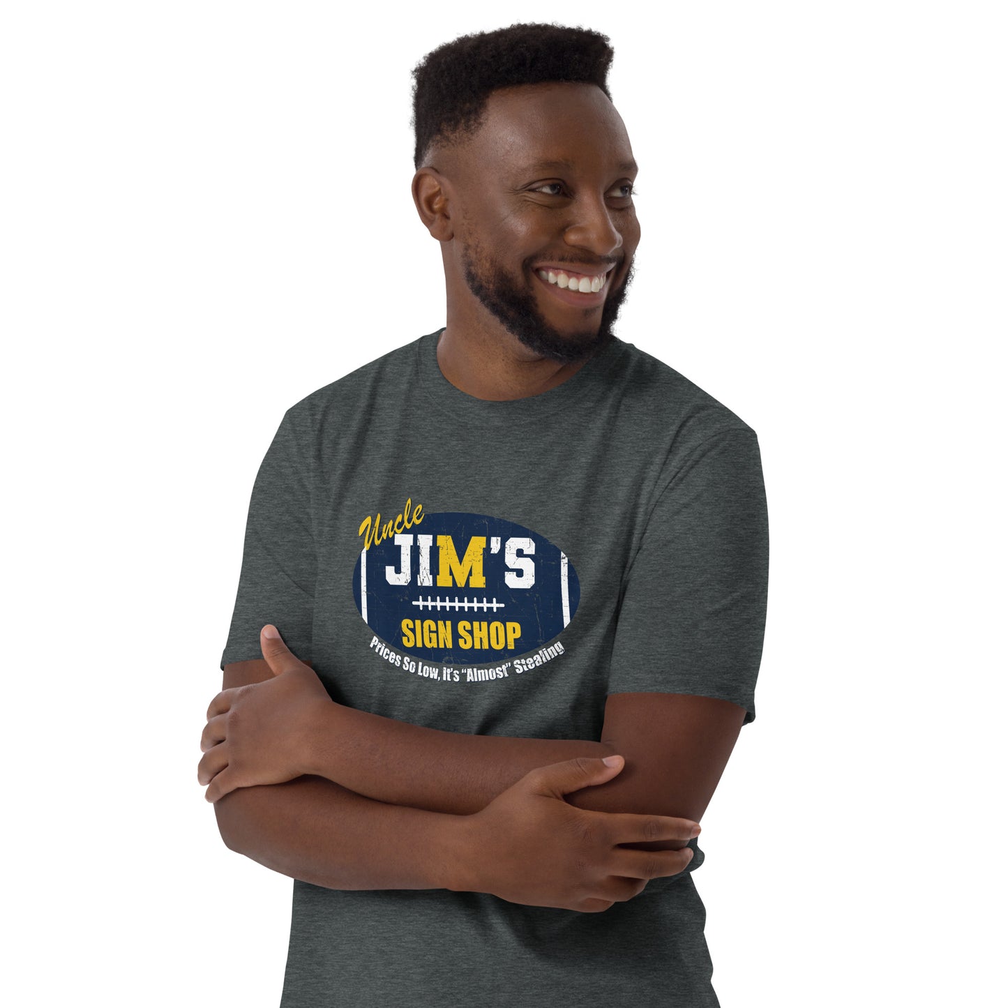 Uncle Jim's Sign Shop:  Short-Sleeve Unisex T-Shirt (Gildan Soft Style)