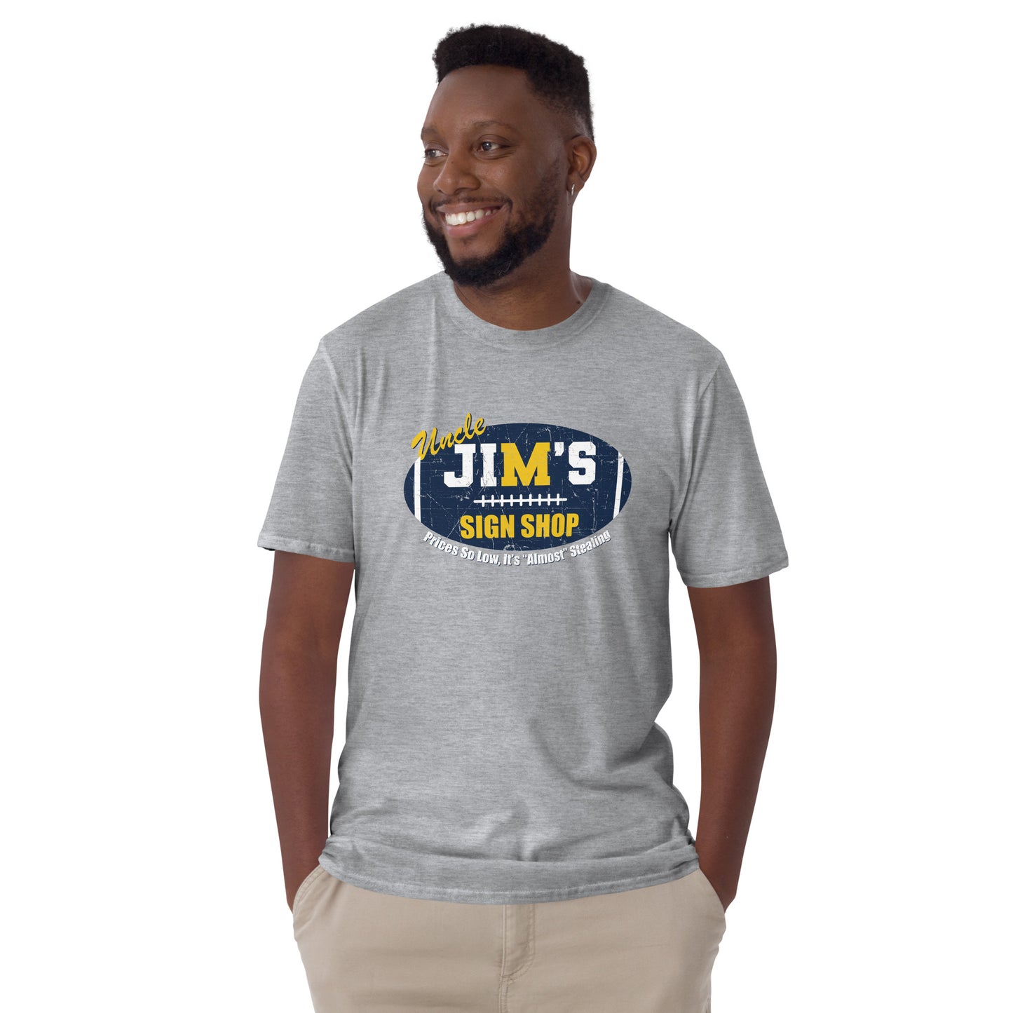 Uncle Jim's Sign Shop:  Short-Sleeve Unisex T-Shirt (Gildan Soft Style)