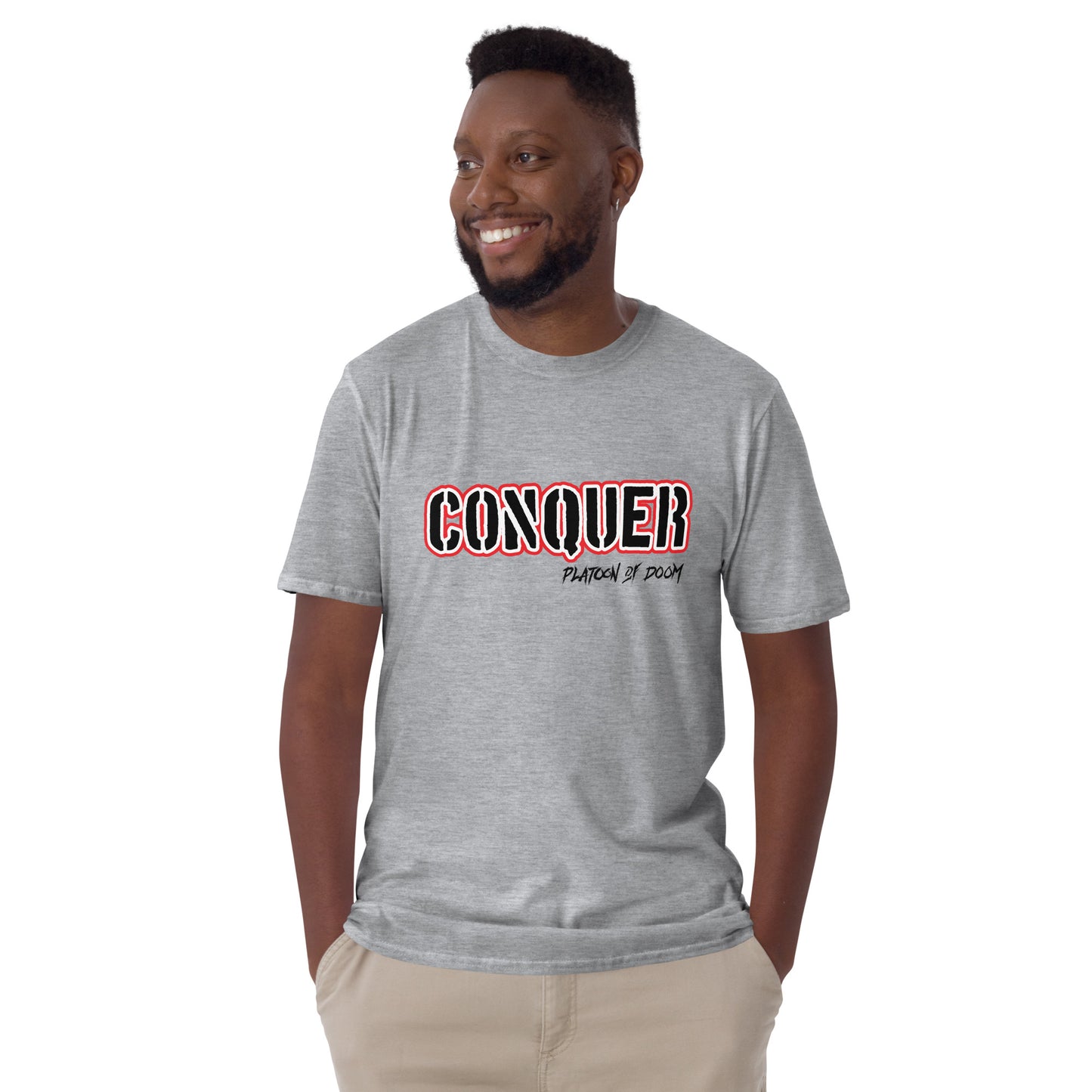 "CONQUER" - Short-Sleeve Unisex T-Shirt