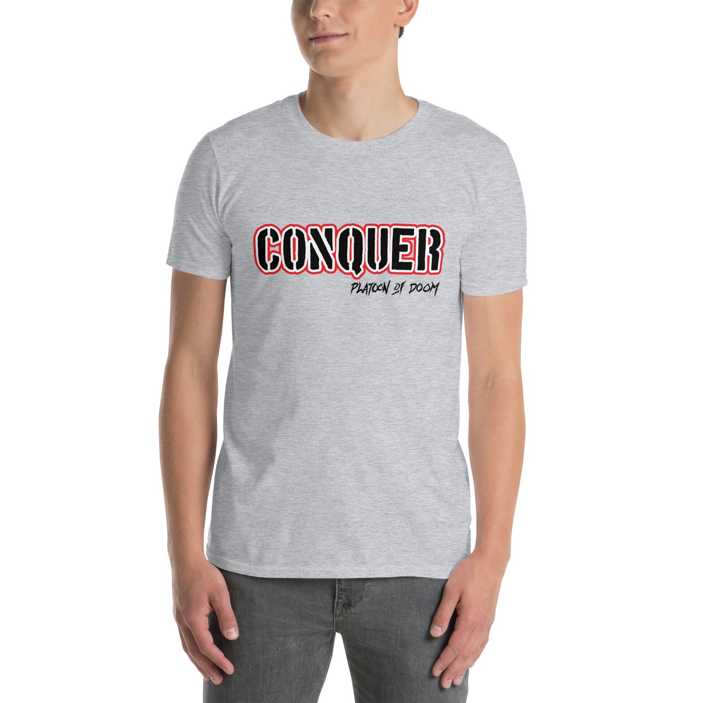 "CONQUER" - Short-Sleeve Unisex T-Shirt