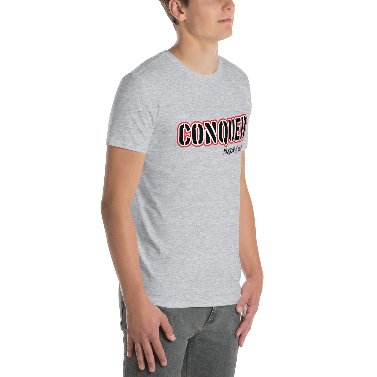 "CONQUER" - Short-Sleeve Unisex T-Shirt