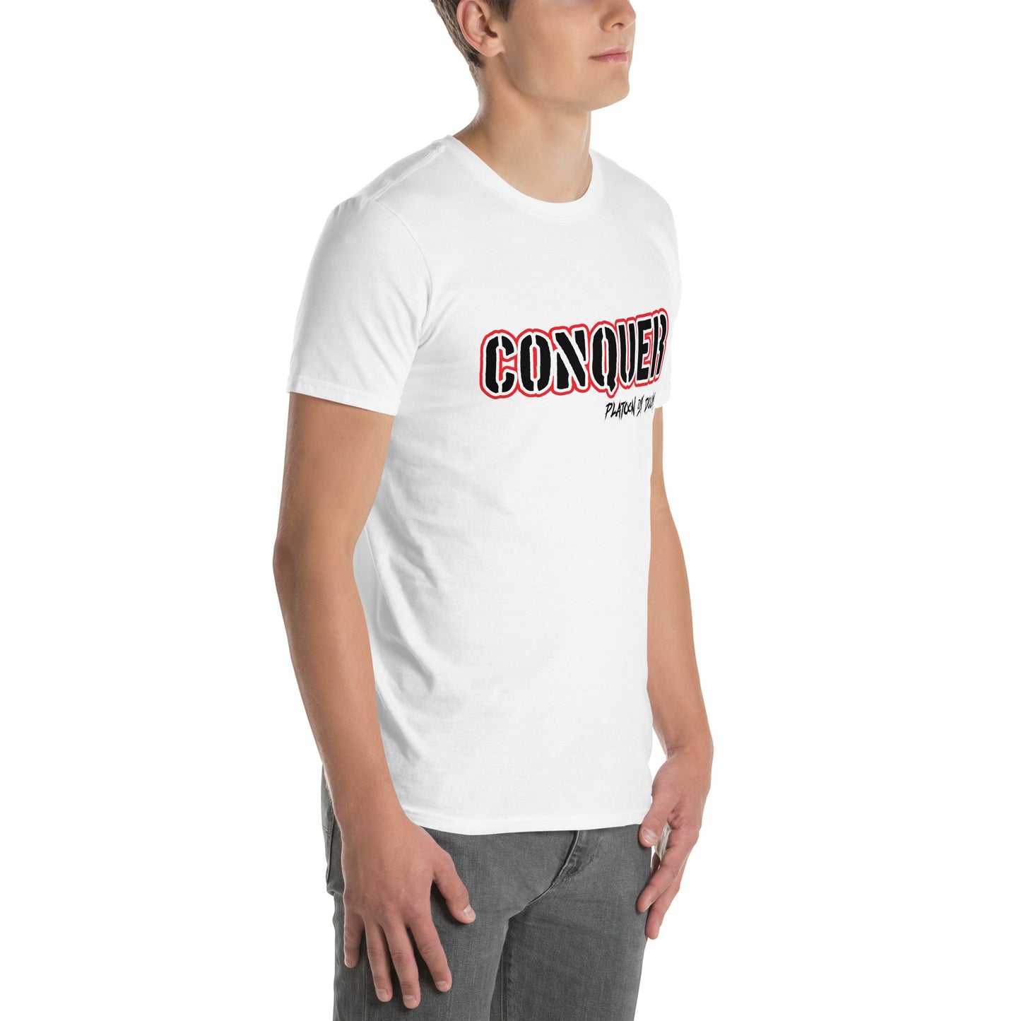 "CONQUER" - Short-Sleeve Unisex T-Shirt