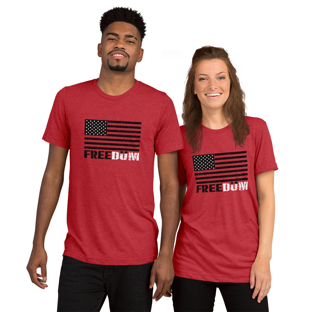 FREEDUM - Triblend Short sleeve t-shirt