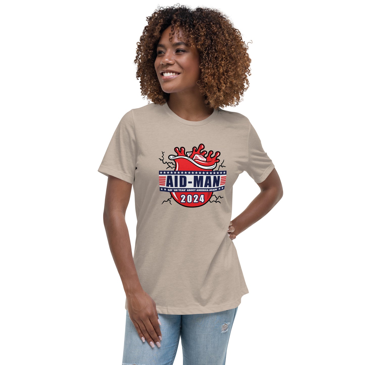 AID-MAN 2024 - Women's Relaxed T-Shirt