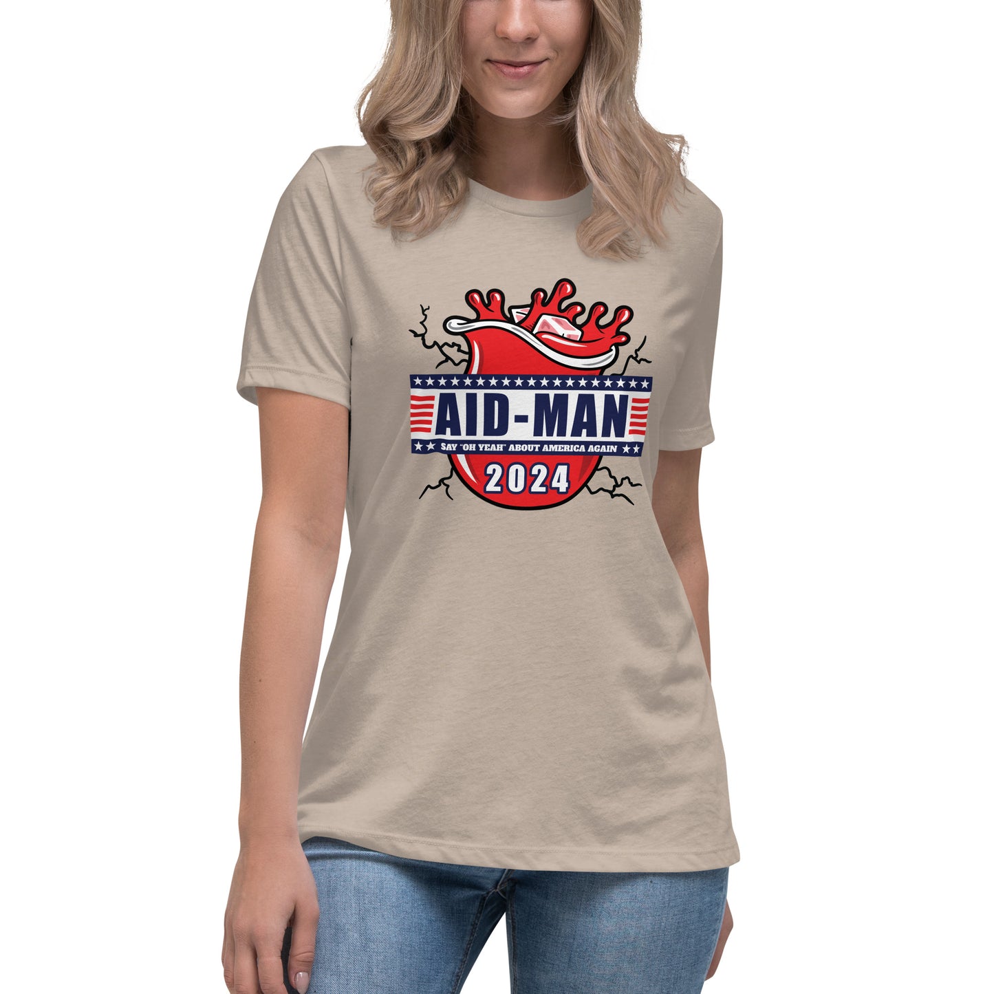 AID-MAN 2024 - Women's Relaxed T-Shirt