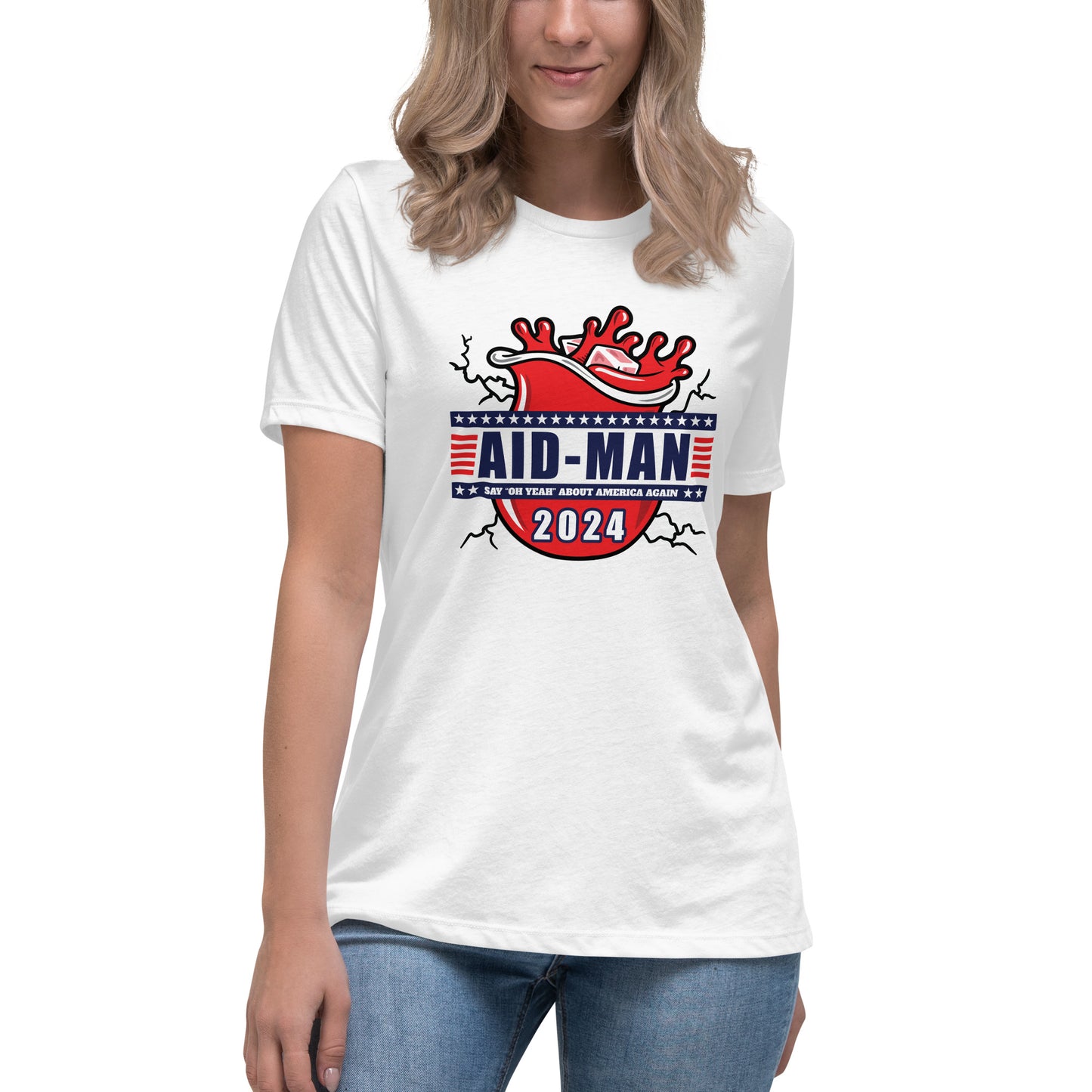 AID-MAN 2024 - Women's Relaxed T-Shirt