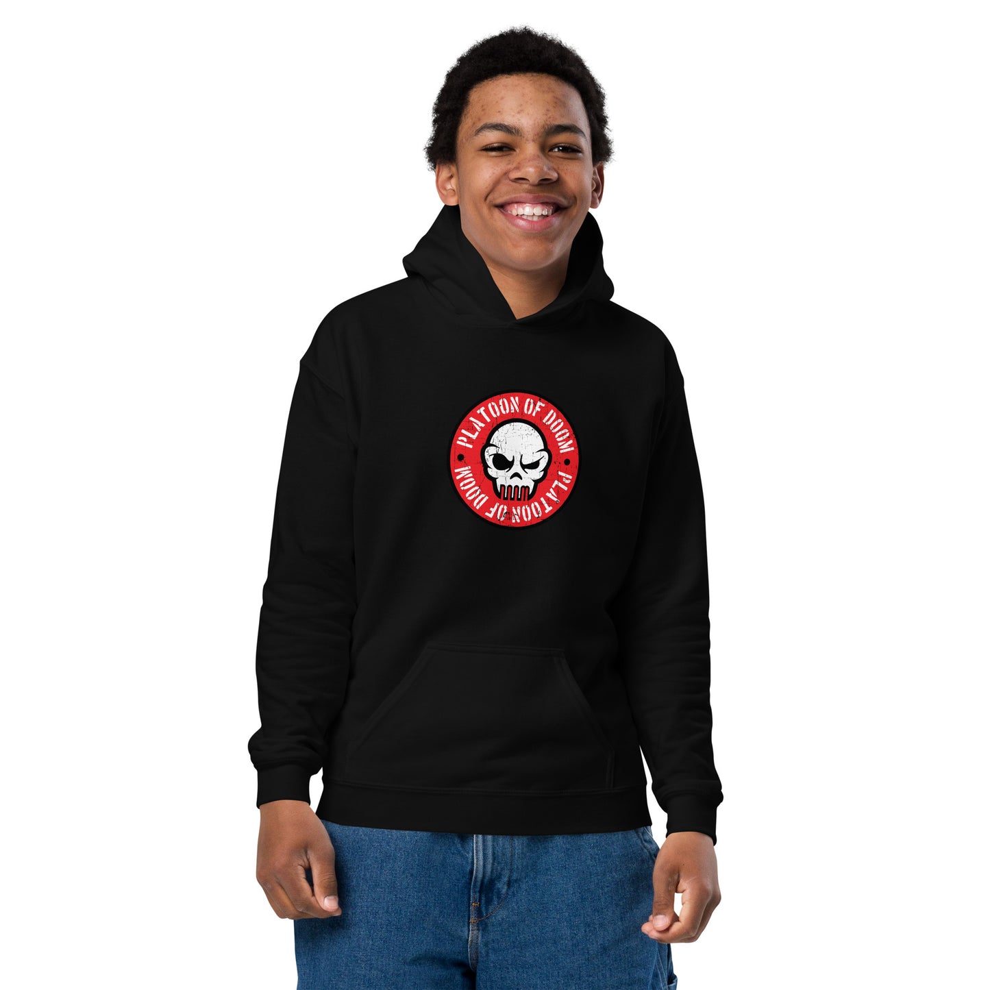 DOOMskull - Youth heavy blend hoodie