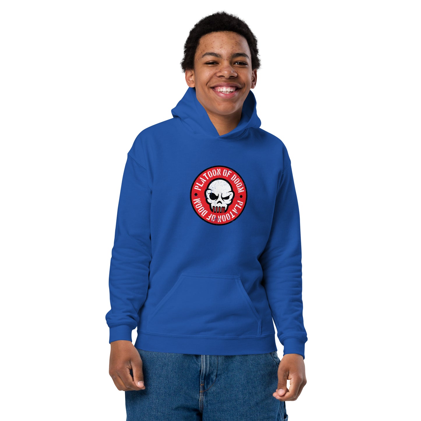 DOOMskull - Youth heavy blend hoodie