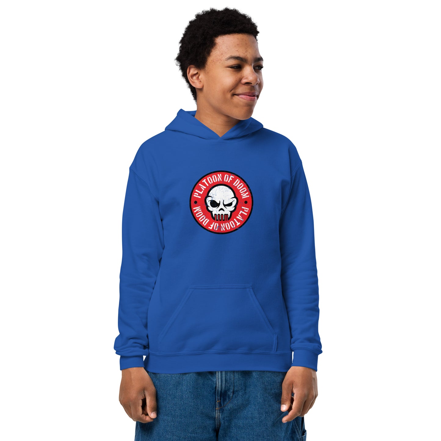 DOOMskull - Youth heavy blend hoodie